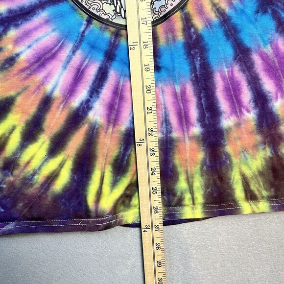 Grateful Dead Spiral Trippy Bears Tie Dye‎ Classic Rock Music Band T Shirt - Picture 7 of 7